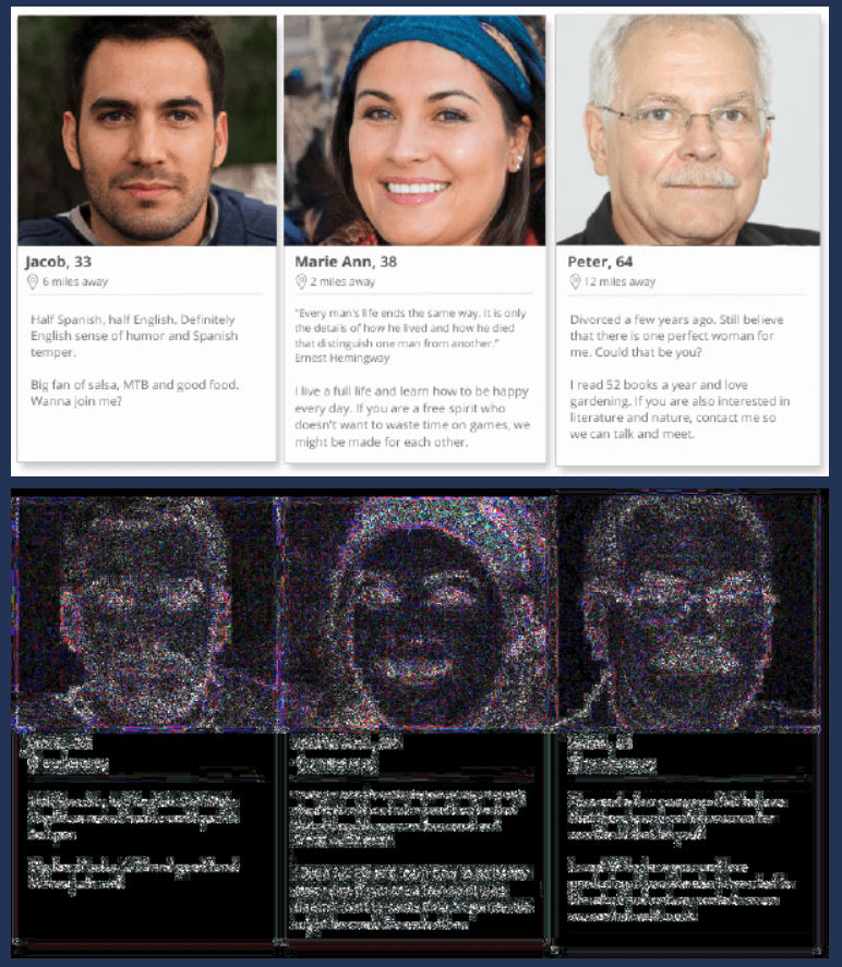 Results from examining an image using FotoForensics